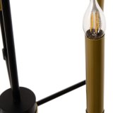 Loftslampe 40,5 x 43 x 33 cm Sort Gylden Metal #3