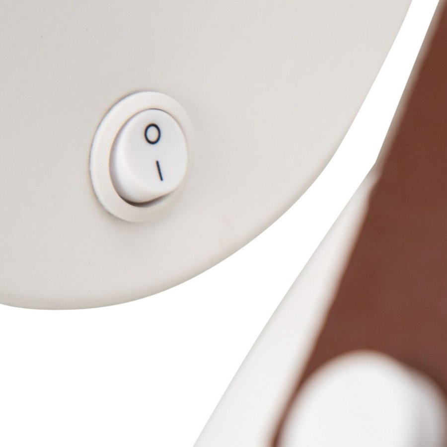 Vglampe 17 x 25 x 20 cm Metal Hvid #2