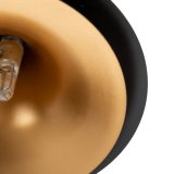 Loftslampe 36 x 36 x 130 cm Sort Gylden Metal  18,5 cm #6