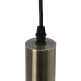 Loftslampe Sort Gylden Metal 16 x 16 x 30 cm #6