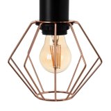 Loftslampe Sort Metal Kobber  15 cm 15 x 15 x 30 cm #6