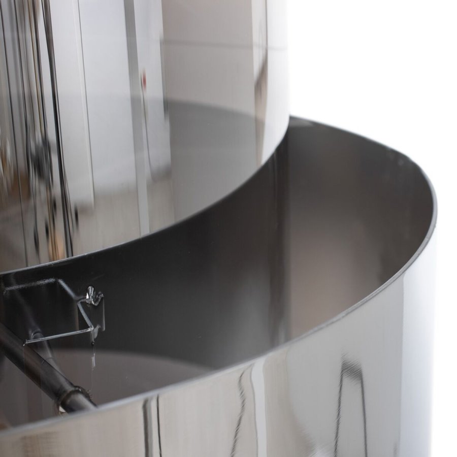 Loftslampe 28 x 28 x 120 cm Krystal Metal Slv  28 cm #6