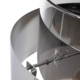 Loftslampe 28 x 28 x 120 cm Krystal Metal Slv  28 cm #5