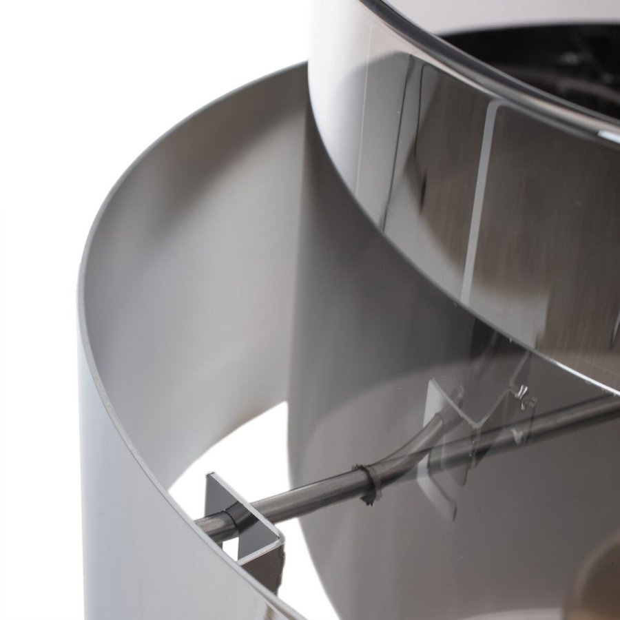 Loftslampe 28 x 28 x 120 cm Krystal Metal Slv  28 cm #5