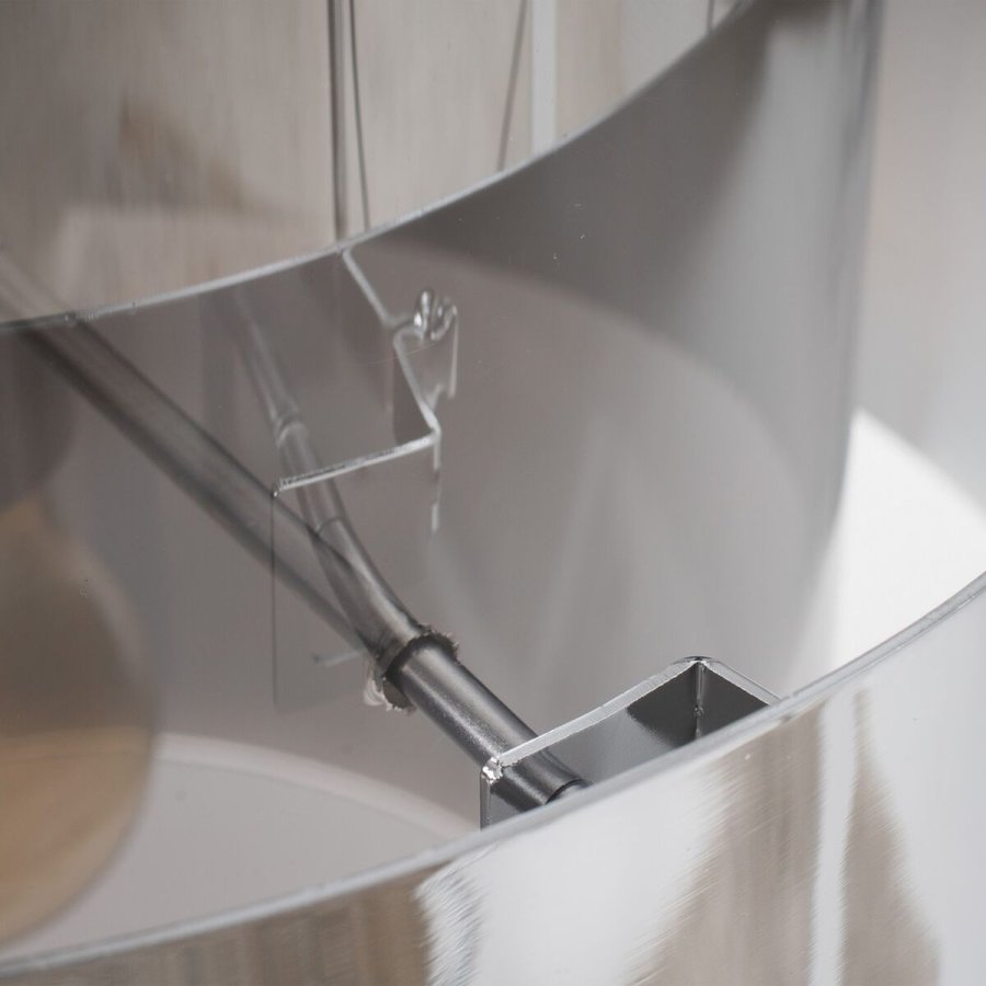 Loftslampe 28 x 28 x 120 cm Krystal Metal Slv  28 cm #4