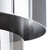 Loftslampe 28 x 28 x 120 cm Krystal Metal Slv  28 cm #3