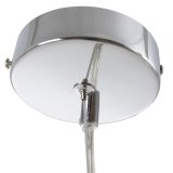 Loftslampe 28 x 28 x 120 cm Krystal Metal Slv  28 cm #2
