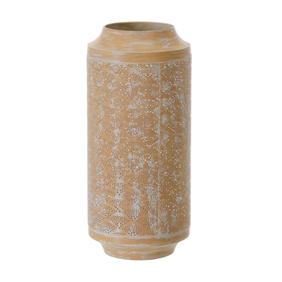 Lyseholder 22,5 x 22,5 x 50 cm Natur Metal #1