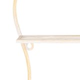 Hylder 39,5 x 10,5 x 70 cm Natur Metal Hvid #6