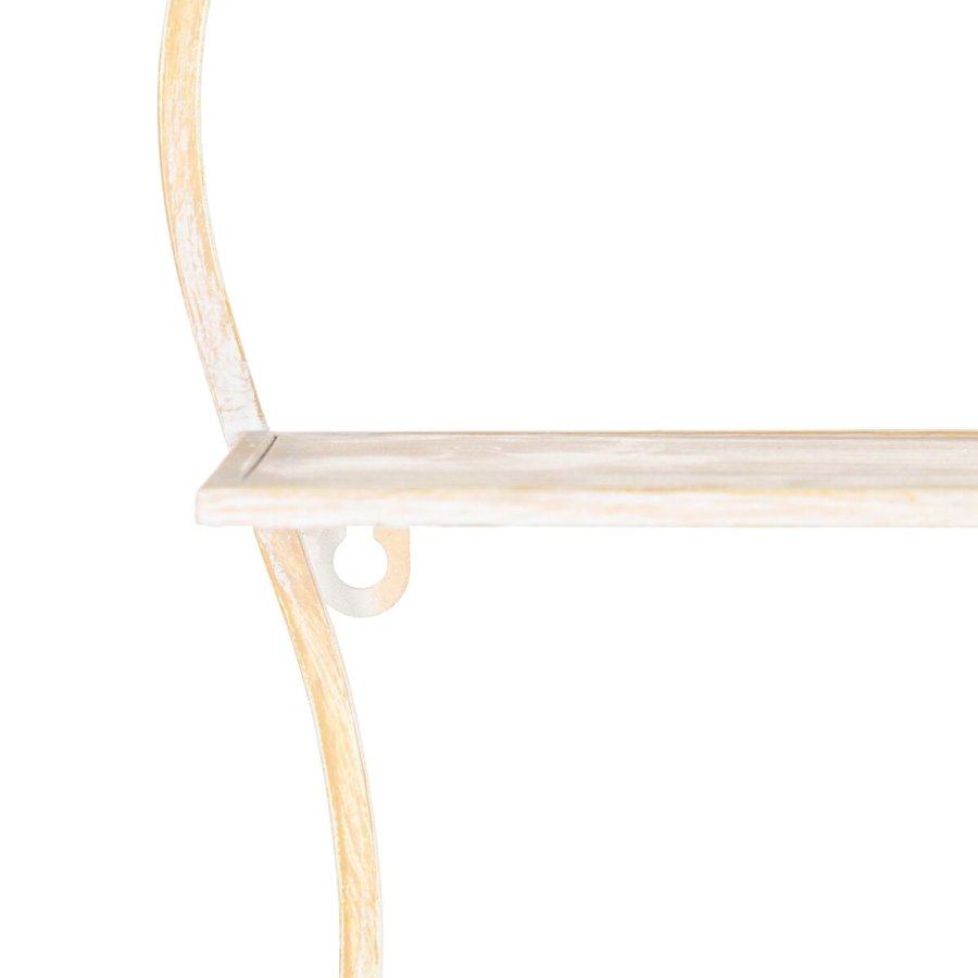 Hylder 39,5 x 10,5 x 70 cm Natur Metal Hvid #6