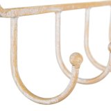 Hylder 39,5 x 10,5 x 70 cm Natur Metal Hvid #2