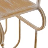 Hylder 43 x 13 x 84 cm Natur Metal Hvid #5