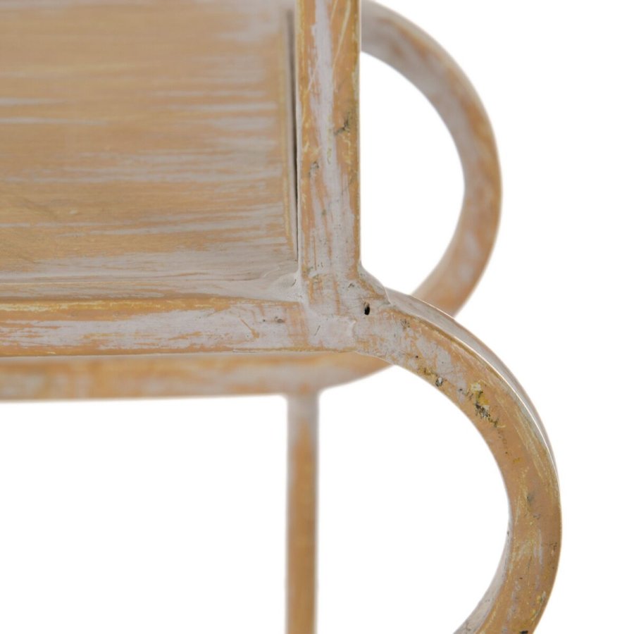 Hylder 43 x 13 x 84 cm Natur Metal Hvid #2