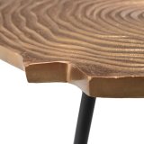 St med 3 borde Sort Kobber 60 x 60 x 56 cm (3 enheder) #4