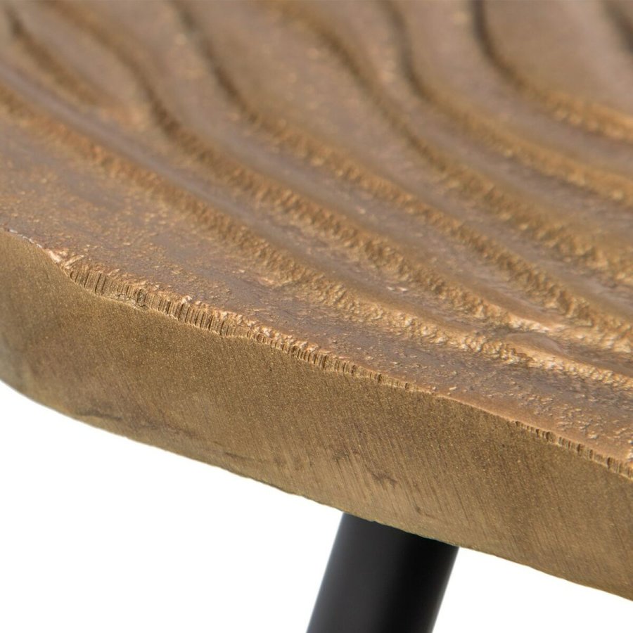 St med 3 borde Sort Kobber 60 x 60 x 56 cm (3 enheder) #5