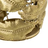 Lyseholder Gylden Jern 12 x 12 cm #3