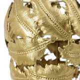 Lyseholder Gylden Jern 13,5 x 13,5 cm #2