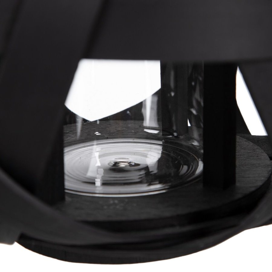 Laantarn Lyseholder Sort Bambus 30 x 30 x 26 cm #3