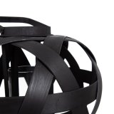 Laantarn 35 x 35 x 29 cm Lyseholder Sort Bambus #2