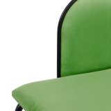 Stol 110 x 40 x 68 cm Syntetisk stof Metal Grn #25