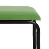 Stol 110 x 40 x 68 cm Syntetisk stof Metal Grn #13