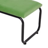 Stol 110 x 40 x 68 cm Syntetisk stof Metal Grn #5