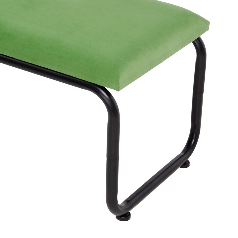 Stol 110 x 40 x 68 cm Syntetisk stof Metal Grn #5