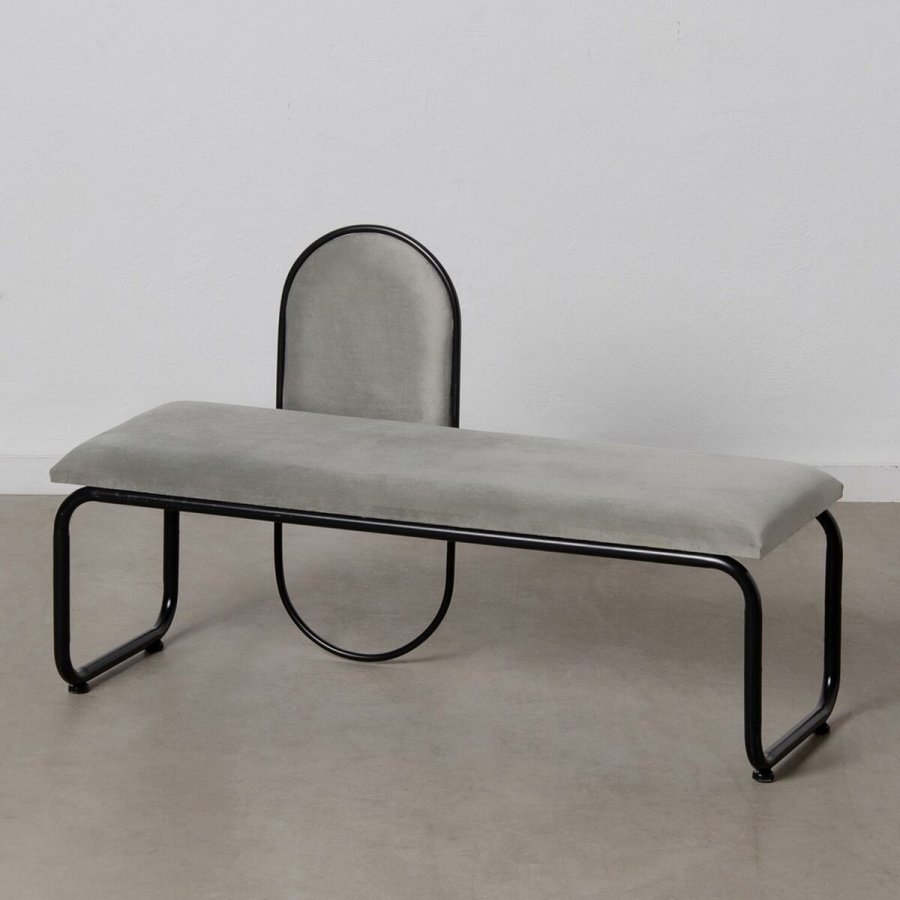 Stol 110 x 40 x 68 cm Syntetisk stof Gr Metal #1