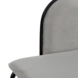 Stol 110 x 40 x 68 cm Syntetisk stof Gr Metal #25