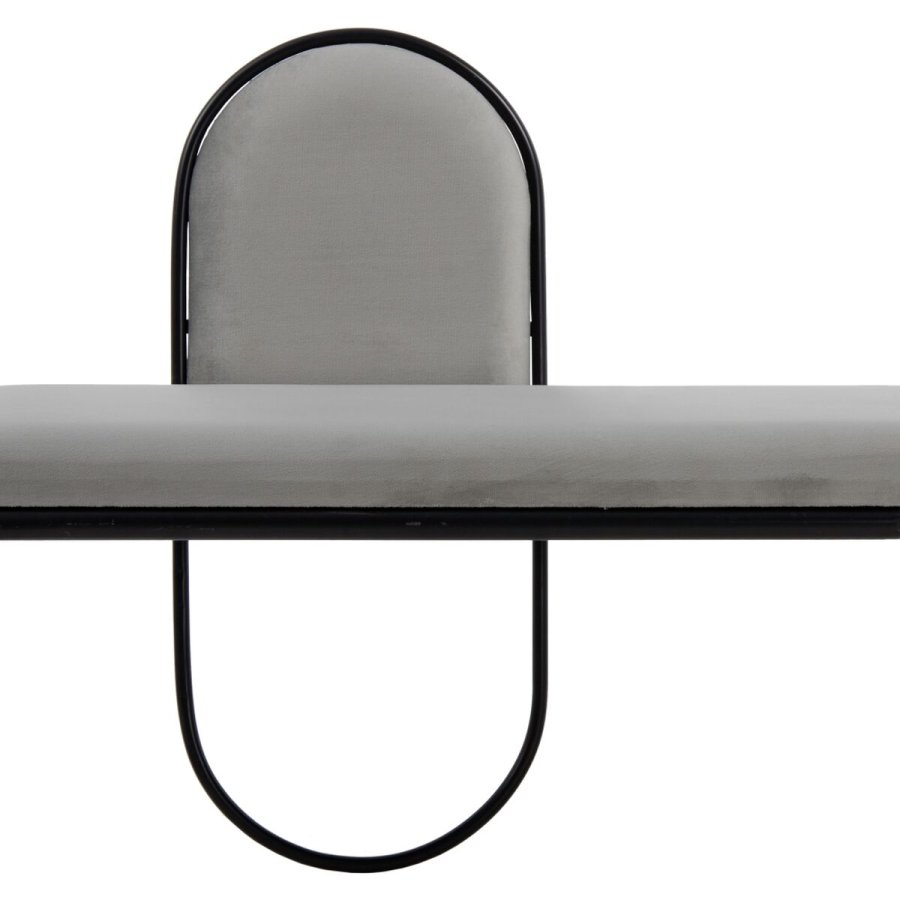 Stol 110 x 40 x 68 cm Syntetisk stof Gr Metal #17