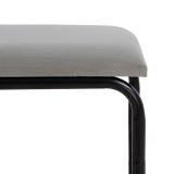 Stol 110 x 40 x 68 cm Syntetisk stof Gr Metal #13