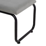 Stol 110 x 40 x 68 cm Syntetisk stof Gr Metal #5