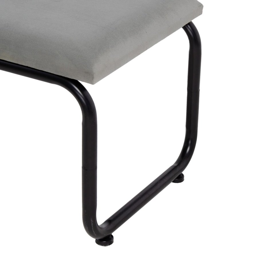 Stol 110 x 40 x 68 cm Syntetisk stof Gr Metal #5
