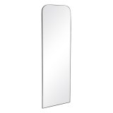 Vgspejl 50 x 2,5 x 150 cm Sort Metal #5