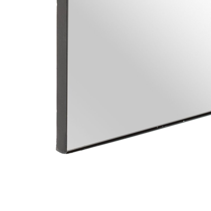 Vgspejl 50 x 2,5 x 150 cm Sort Metal #13
