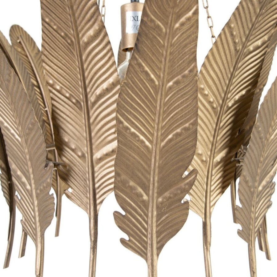 Loftslampe 55 x 55 x 60 cm Ark Gylden Metal #4