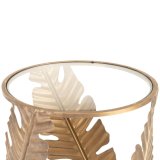 Sofabord Ark 35 x 35 x 50 cm Krystal Gylden Metal #4