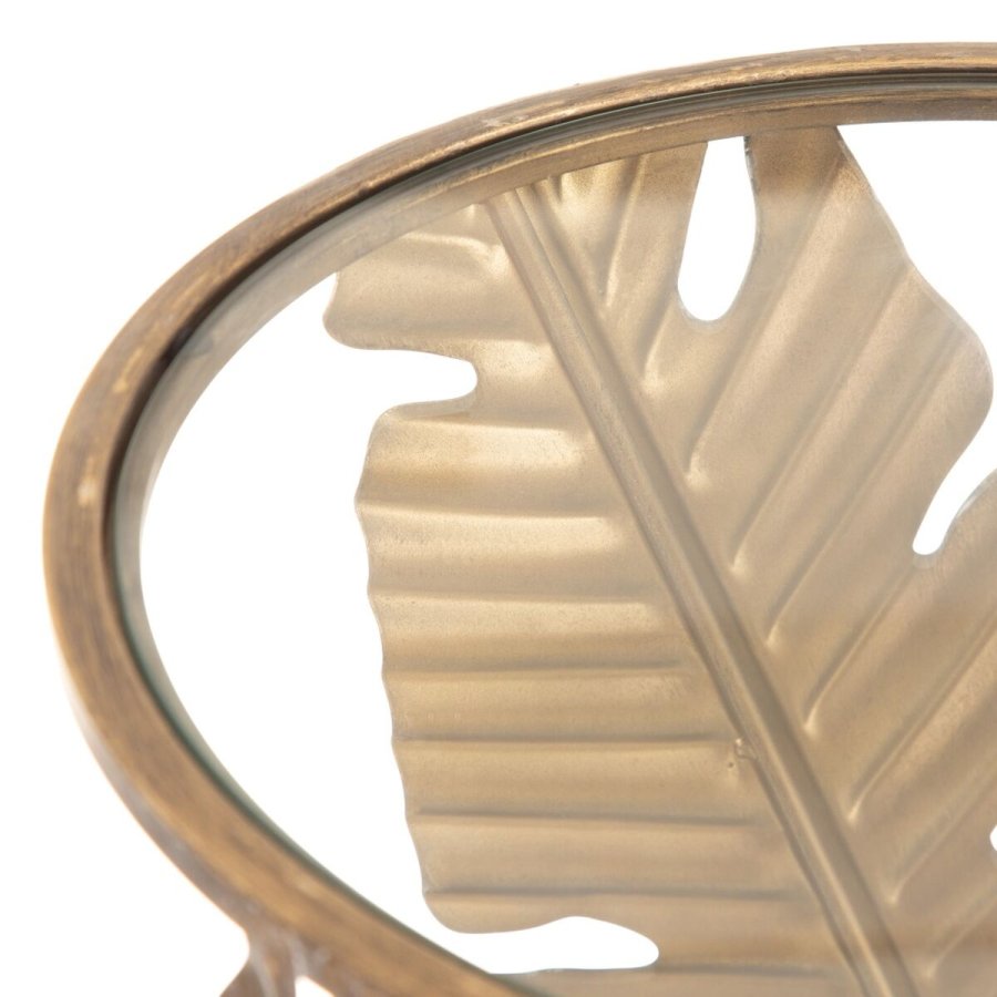 Sofabord Ark 35 x 35 x 50 cm Krystal Gylden Metal #7