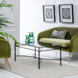 Sofabord 100 x 60 x 45,5 cm Krystal Metal #6