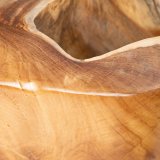 Sofabord Sort Natur 80 x 80 x 45 cm #6