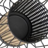 Lyseholder 21,5 x 21,5 x 19 cm Natur Sort Metal #3