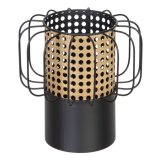 Lyseholder 20 x 20 x 21 cm Natur Sort Metal #1