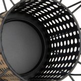 Lyseholder 20 x 20 x 21 cm Natur Sort Metal #2