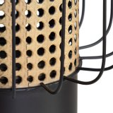 Lyseholder 23 x 23 x 28 cm Natur Sort Metal #4