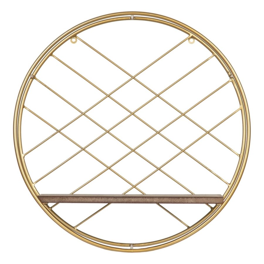 Hylder Natur Gylden Metal Tr 43 x 13 x 43 cm #1