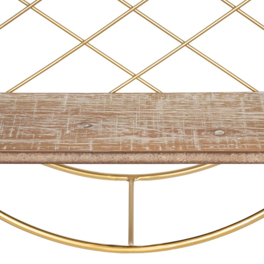 Hylder Natur Gylden Metal Tr 43 x 13 x 43 cm #6