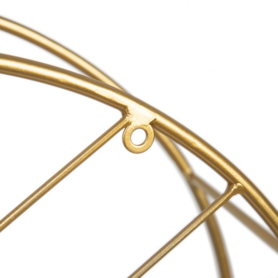 Hylder Natur Gylden Metal Tr 43 x 13 x 43 cm #4