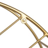 Hylder 51 x 14 x 51 cm Natur Gylden Metal Tr #4