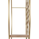 Hylder 51 x 14 x 51 cm Natur Gylden Metal Tr #2