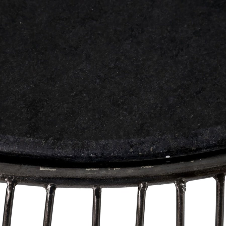 Sofabord Sort Slvfarvet 90 x 90 x 48 cm #3